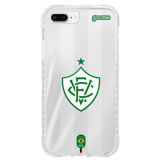 Capinha para celular  Vitória - Uniforme Brasil Branco Escudo