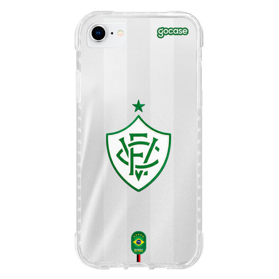 Capinha para celular  Vitória - Uniforme Brasil Branco Escudo