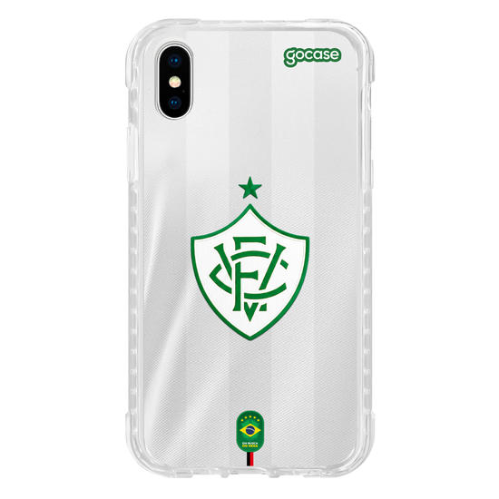 Capinha para celular  Vitória - Uniforme Brasil Branco Escudo