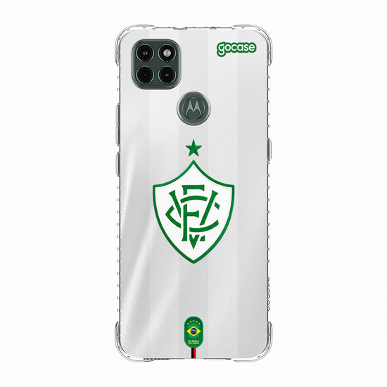 Capinha para celular  Vitória - Uniforme Brasil Branco Escudo