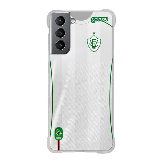 Capinha para celular  Vitória - Uniforme Brasil Branco