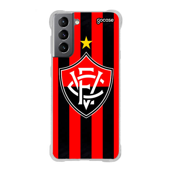 Capinha para celular Vitória - Uniforme 1 2023 Escudo
