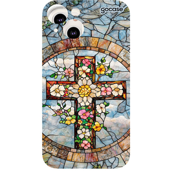 Capinha para celular  Vitral de Cruz