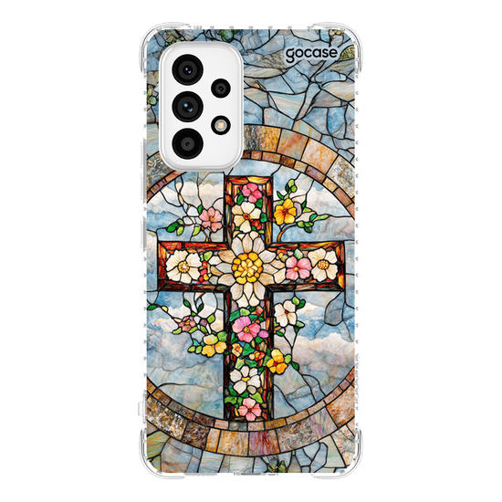 Capinha para celular  Vitral de Cruz
