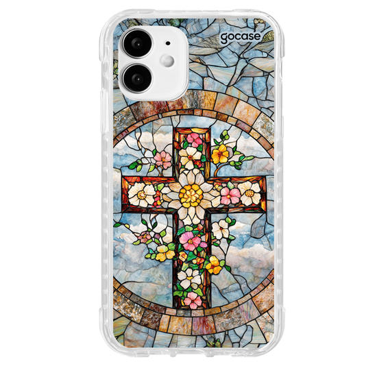 Capinha para celular  Vitral de Cruz