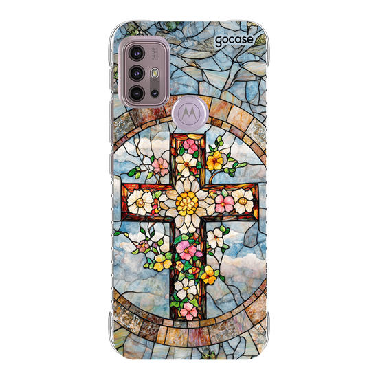 Capinha para celular  Vitral de Cruz
