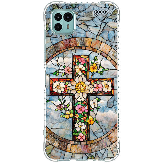 Capinha para celular  Vitral de Cruz