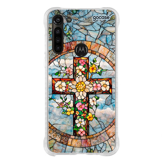 Capinha para celular  Vitral de Cruz