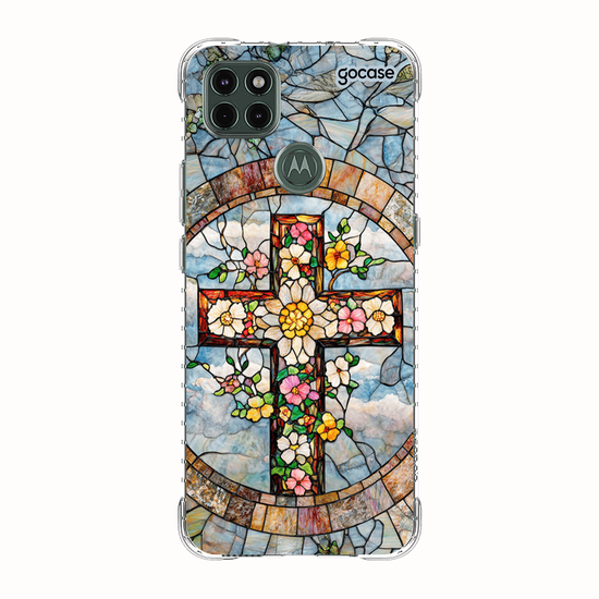 Capinha para celular  Vitral de Cruz