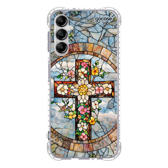 Capinha para celular  Vitral de Cruz