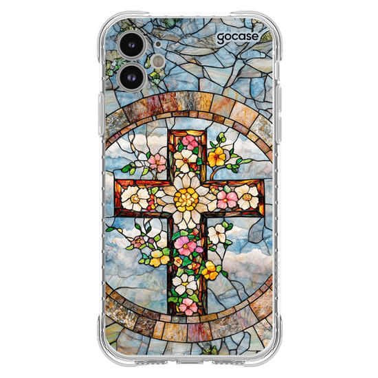 Capinha para celular  Vitral de Cruz