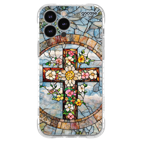 Capinha para celular  Vitral de Cruz