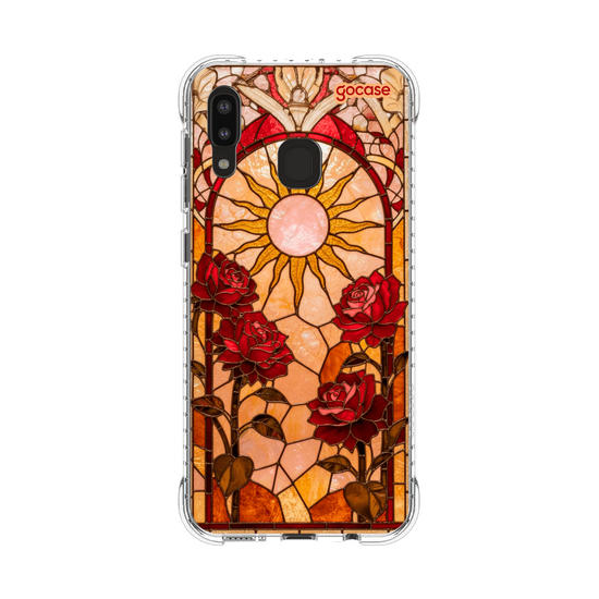Capinha para celular  Vitral de Rosas