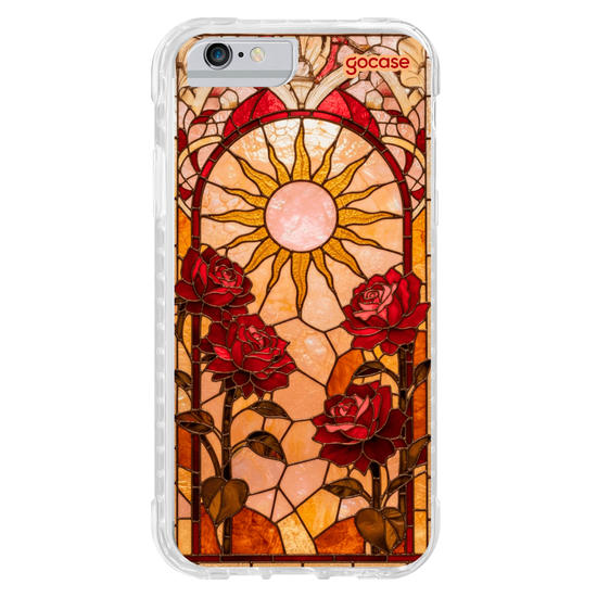 Capinha para celular  Vitral de Rosas
