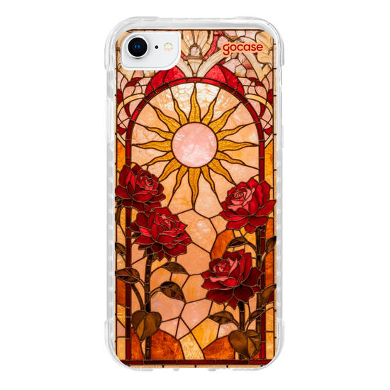 Capinha para celular  Vitral de Rosas