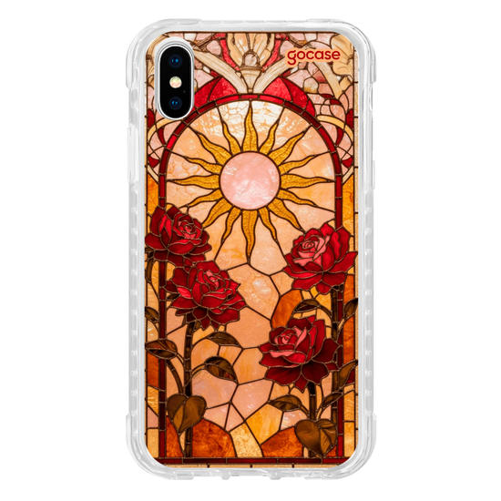Capinha para celular  Vitral de Rosas