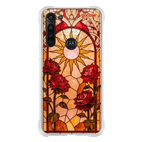 Capinha para celular  Vitral de Rosas