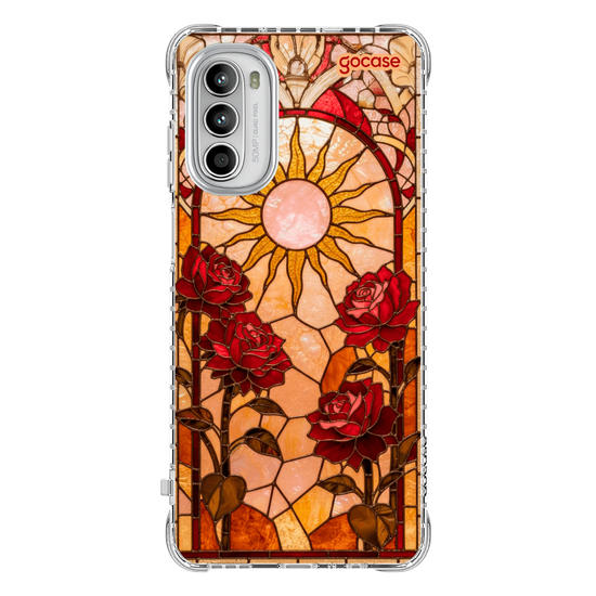 Capinha para celular  Vitral de Rosas