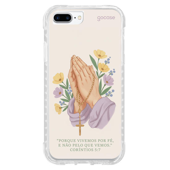 Capinha para celular  Vivemos por Fé