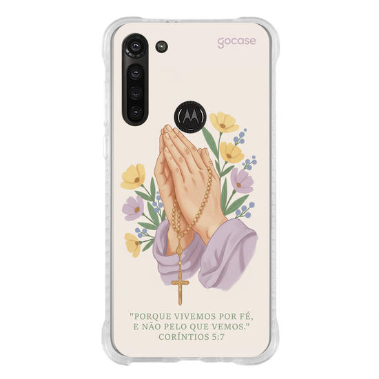 Capinha para celular  Vivemos por Fé