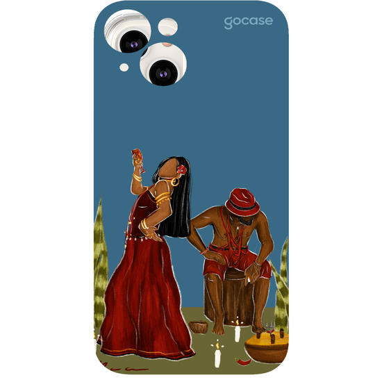 Capinha para celular  Exú e Pombagira