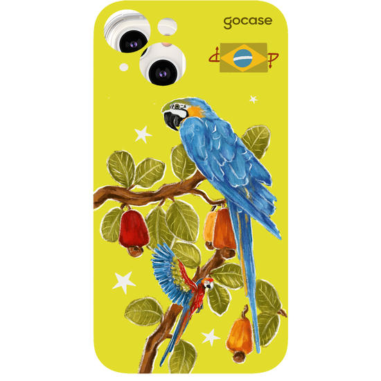 Capinha para celular  Raízes do Brasil - Ararinha Azul