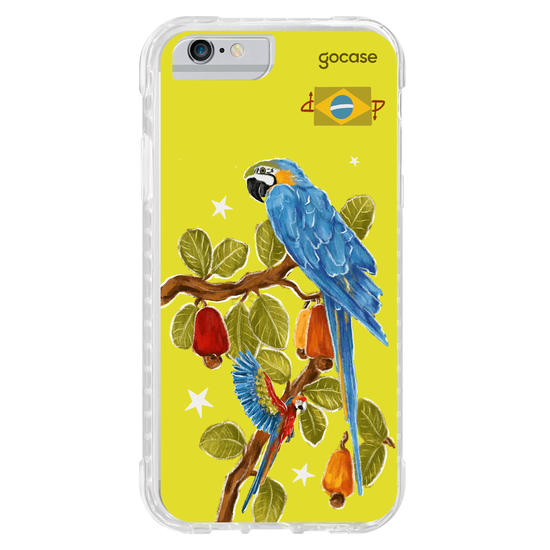 Capinha para celular  Raízes do Brasil - Ararinha Azul