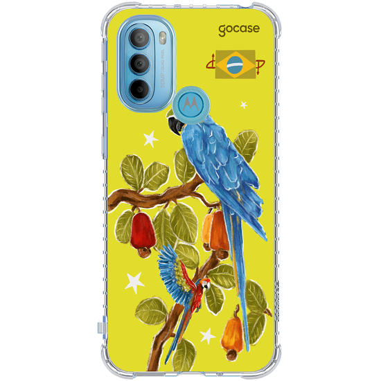 Capinha para celular  Raízes do Brasil - Ararinha Azul