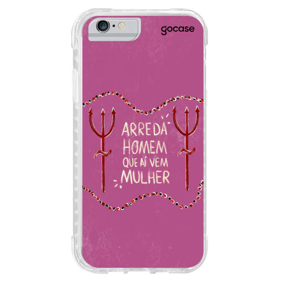 Capinha para celular Arreda Homem Que Aí Vem Mulher
