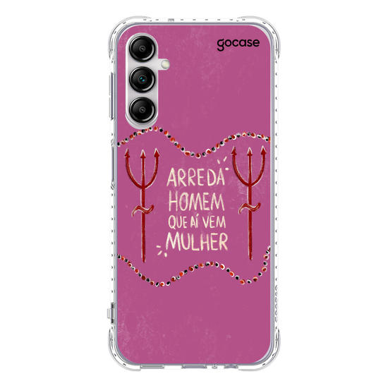 Capinha para celular Arreda Homem Que Aí Vem Mulher