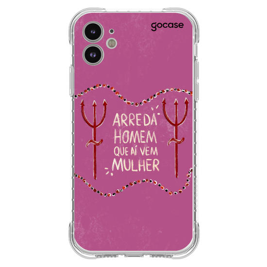 Capinha para celular Arreda Homem Que Aí Vem Mulher