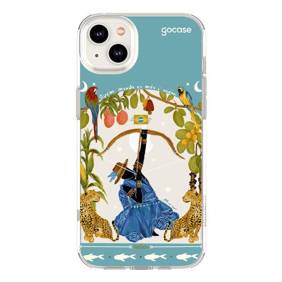 Capinha para celular  Oxóssi - Quem Manda na Mata - Azul