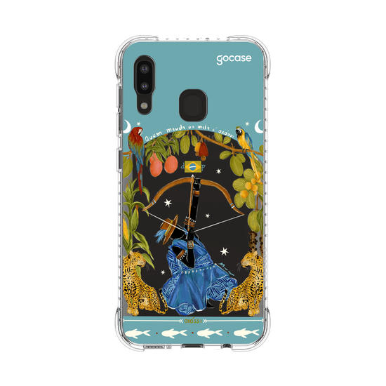 Capinha para celular  Oxóssi - Quem Manda na Mata - Azul