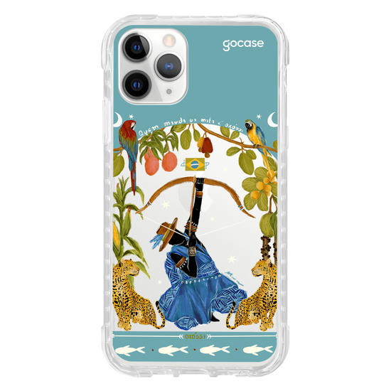 Capinha para celular  Oxóssi - Quem Manda na Mata - Azul