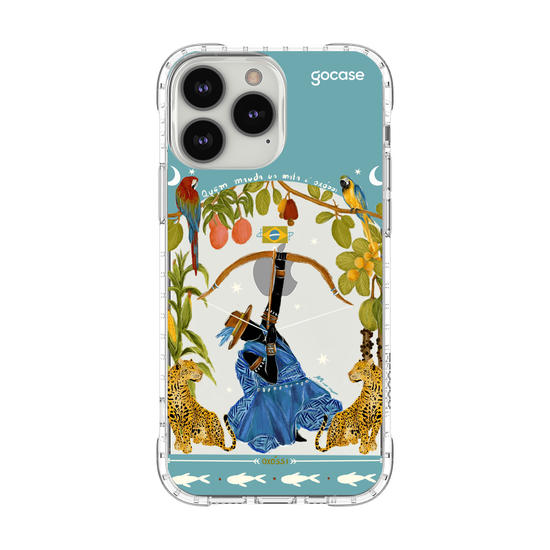 Capinha para celular  Oxóssi - Quem Manda na Mata - Azul