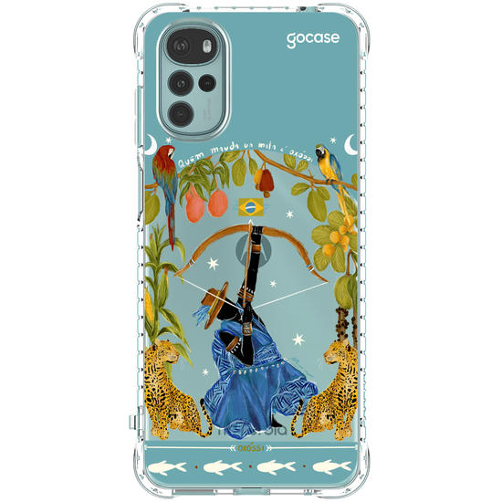 Capinha para celular  Oxóssi - Quem Manda na Mata - Azul