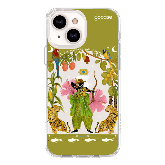Capinha para celular Oxóssi - Quem Manda na Mata - Verde