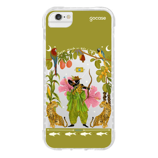 Capinha para celular  Oxóssi - Quem Manda na Mata - Verde