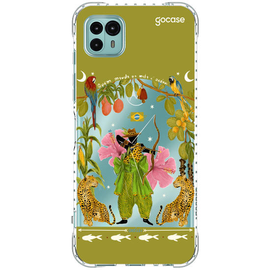 Capinha para celular  Oxóssi - Quem Manda na Mata - Verde