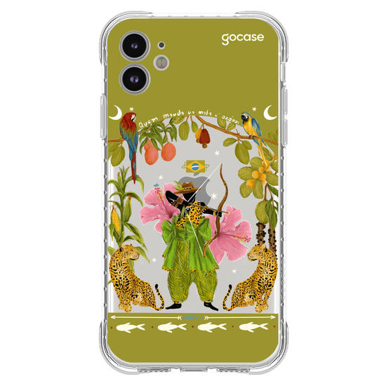 Capinha para celular  Oxóssi - Quem Manda na Mata - Verde