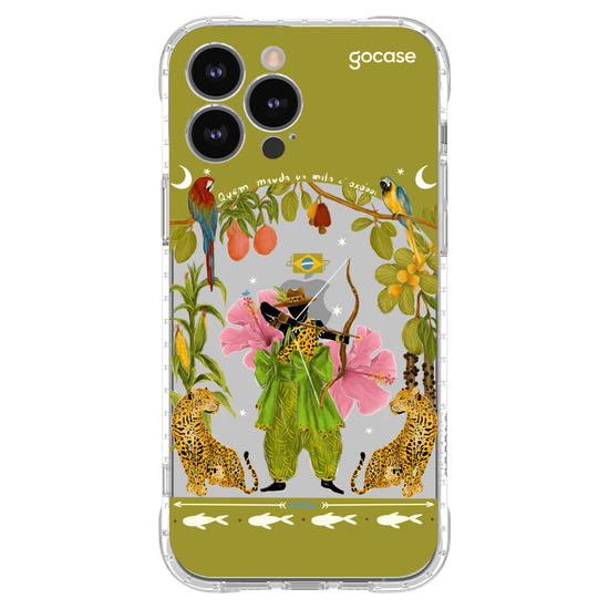 Capinha para celular  Oxóssi - Quem Manda na Mata - Verde