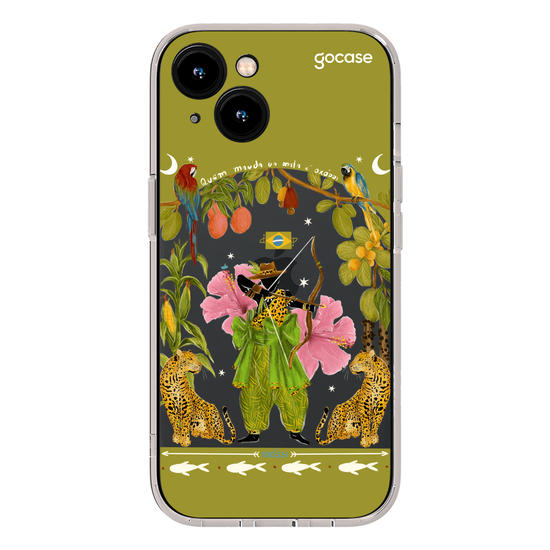 Capinha para celular  Oxóssi - Quem Manda na Mata - Verde