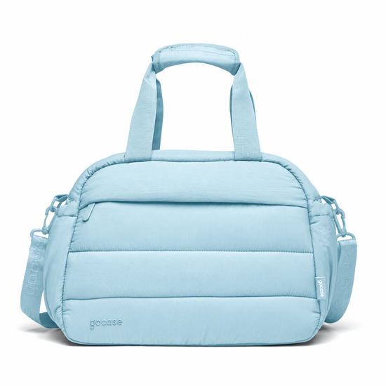  Bolsa Puffer - Novas Cores - Azul Claro