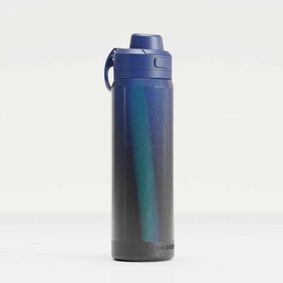  Garrafa Térmica Flip Pro Drop Glitter -  Clear