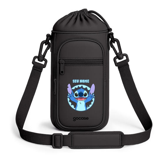 Bolsa de Garrafa - Lilo & Stitch - Happy Stitch Bolsa de Garrafa - Lilo & Stitch - Happy Stitch