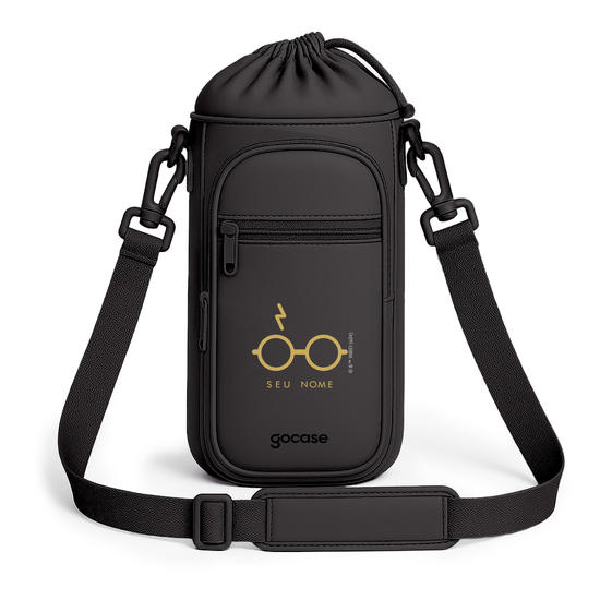 Bolsa de Garrafa - Harry Potter - Óculos e Cicatriz Bolsa de Garrafa - Harry Potter - Óculos e Cicatriz