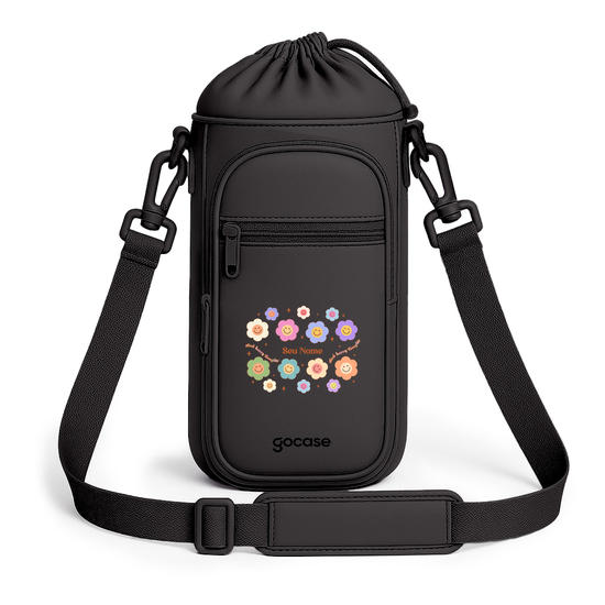 Bolsa de Garrafa - Smile Flowers Bolsa de Garrafa - Smile Flowers
