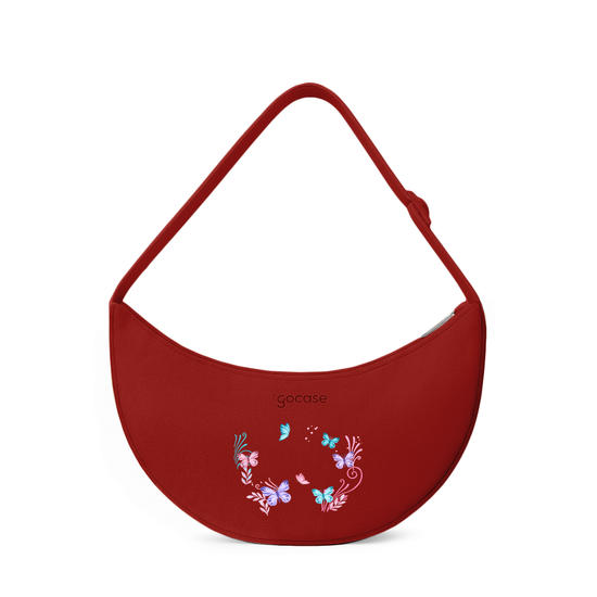  Bolsa Moon - Borboletas com Aquarela