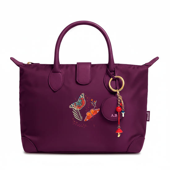  Everyday Bag - Inicial com Borboletas