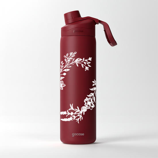  Garrafa Térmica Fresh - Ramo de Flor Linear